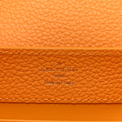 Louis Vuitton Taurillon Mini Capucines Sunbeam Yellow 6 of 9