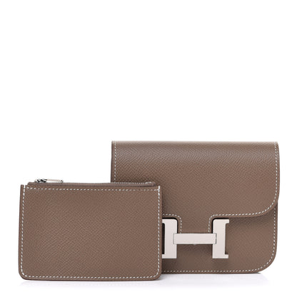 Hermes Epsom Constance Slim Wallet Etoupe 3 of 8