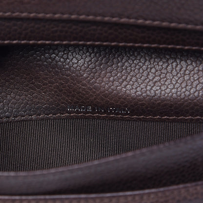 Chanel Caviar Timeless CC Yen Wallet Dark Brown 7 of 22