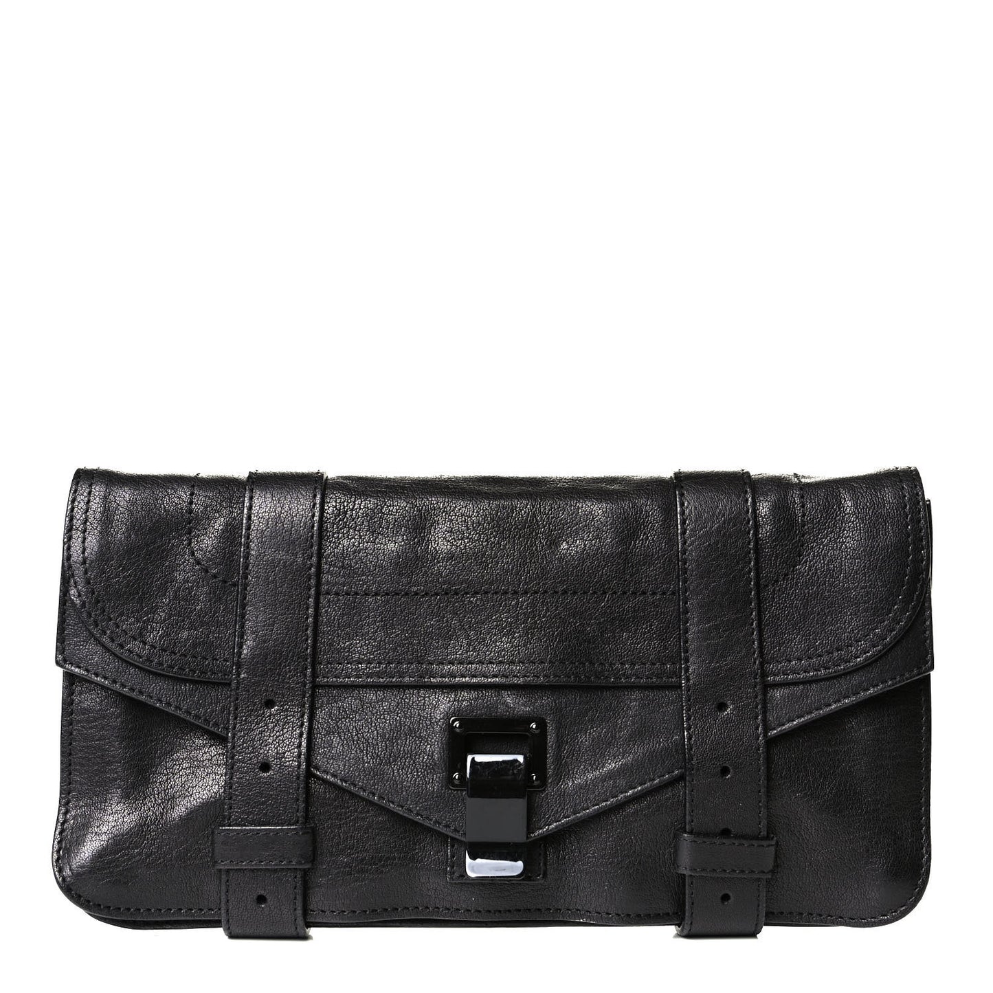 Lambskin PS1 Pochette Clutch Black