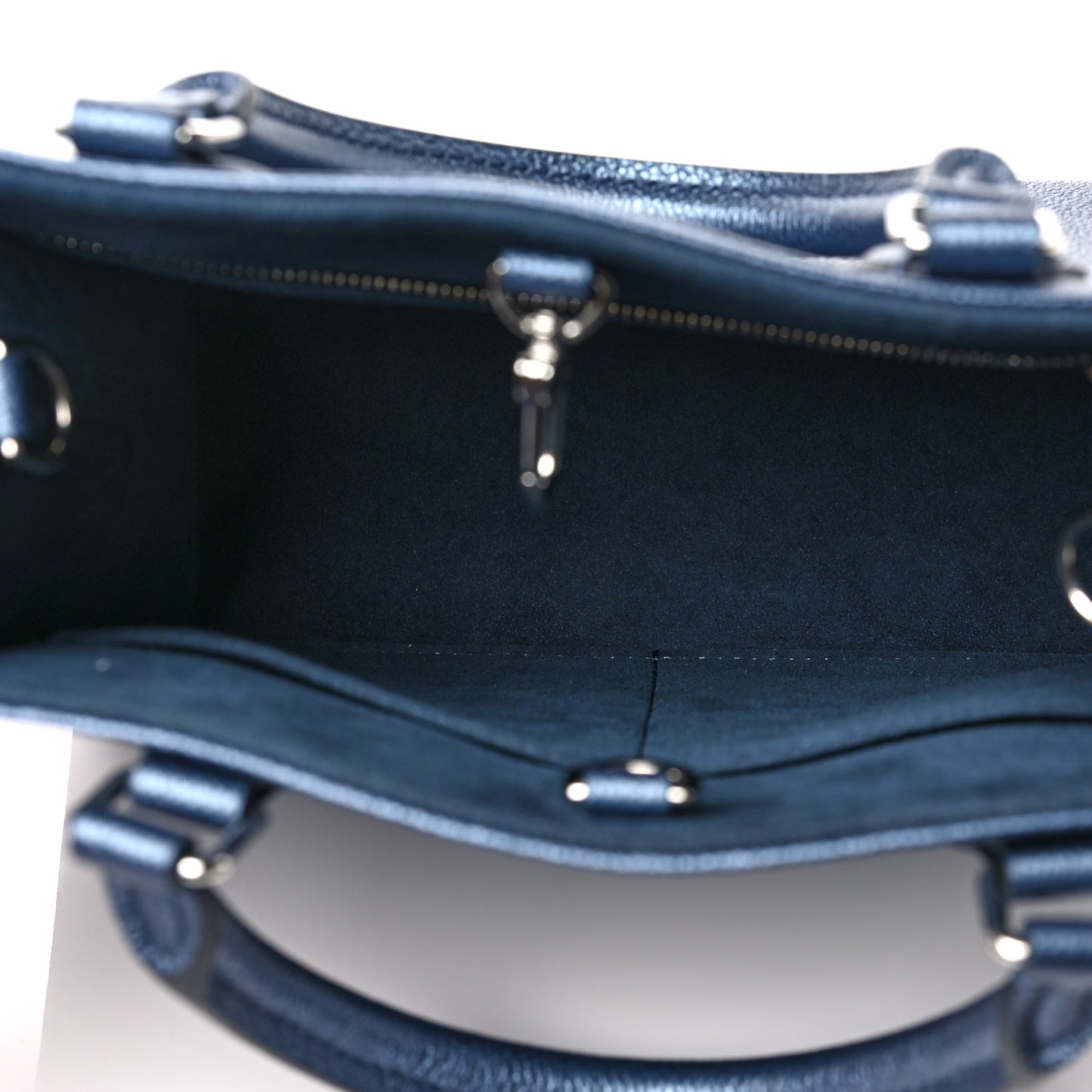 Metallic Empreinte Monogram Giant Onthego PM Navy Nacre