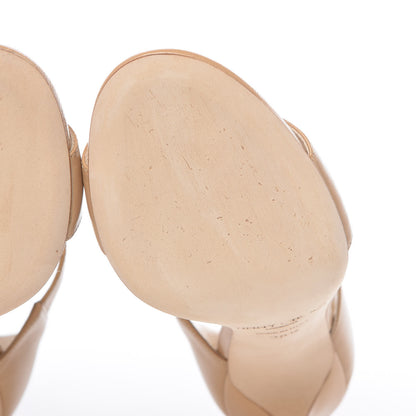 Jimmy Choo Kid Tallow Sandals 38.5 Nude 11 of 14