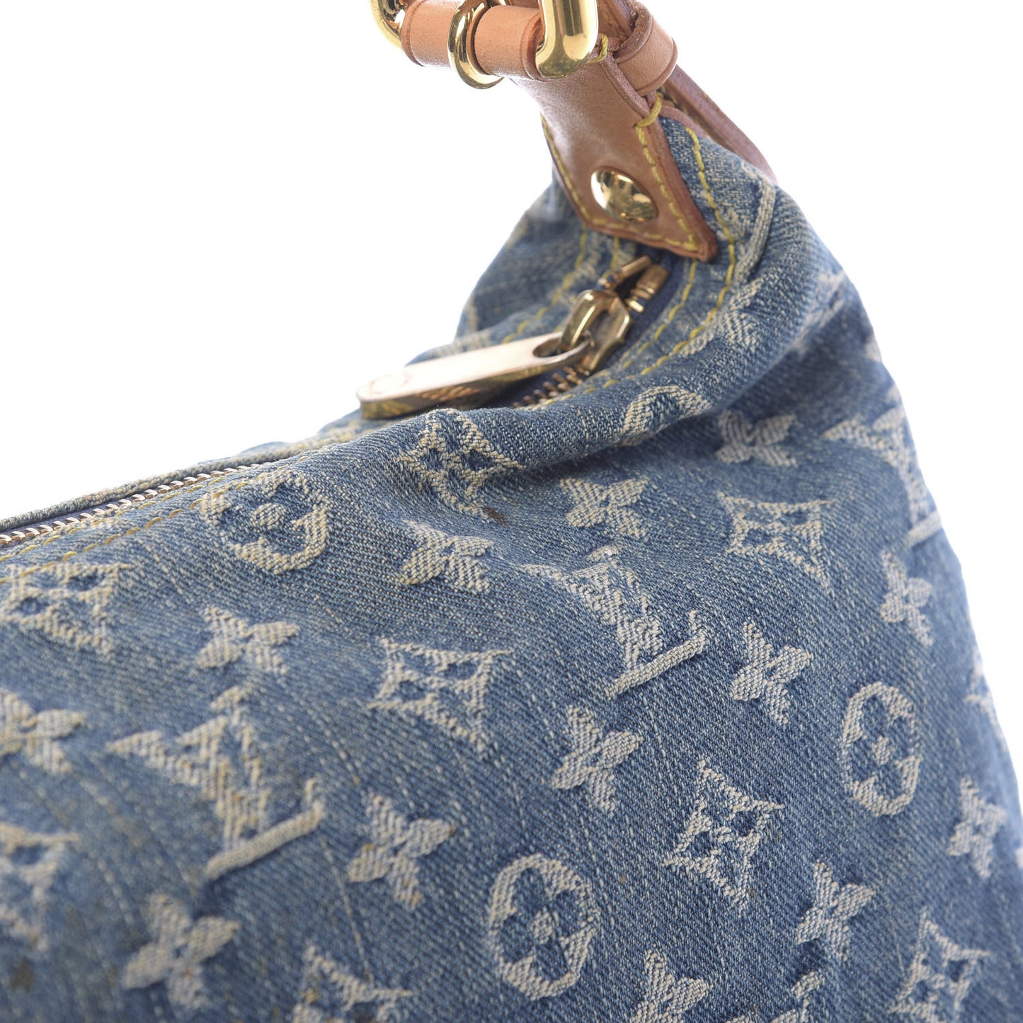 Monogram Denim Baggy PM Blue