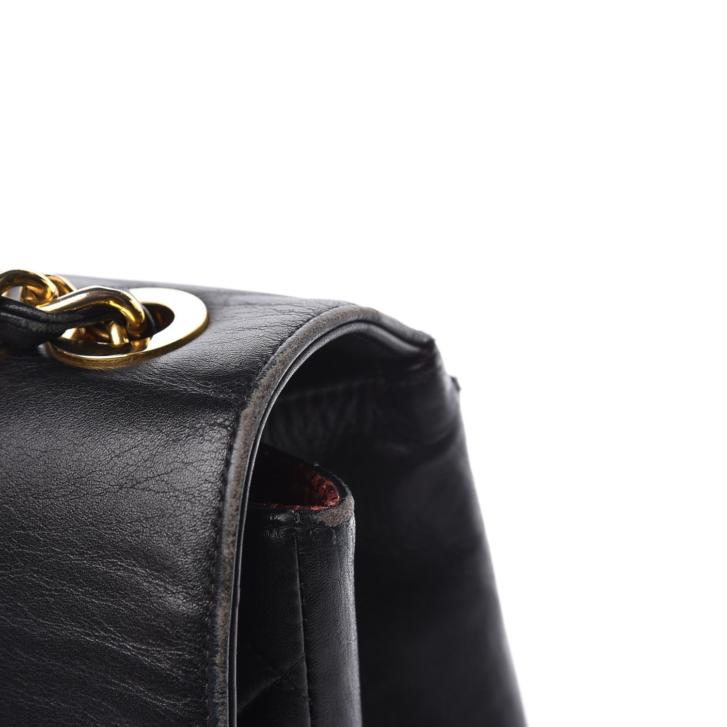 Chanel Lambskin Quilted XL Jumbo Single Flap Black 25 of 28