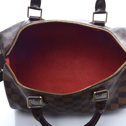 Louis Vuitton Damier Ebene Speedy 30 5 of 14