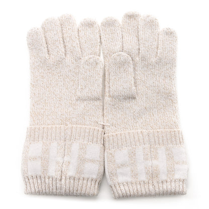 Hermes Cashmere H Gloves 2 of 5
