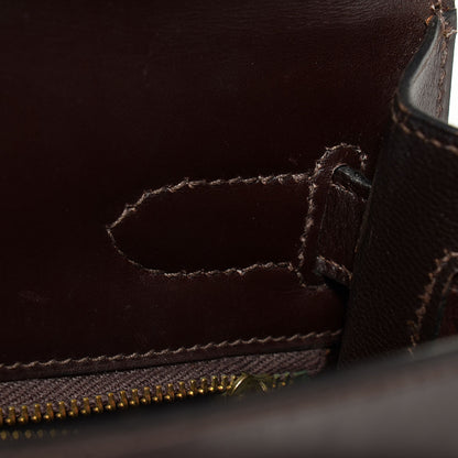 Hermes Box Kelly Sellier 32 Chocolate 12 of 22