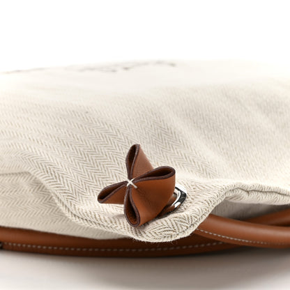 Hermes Canvas Swift Aline Grooming Bag Gold 9 of 9