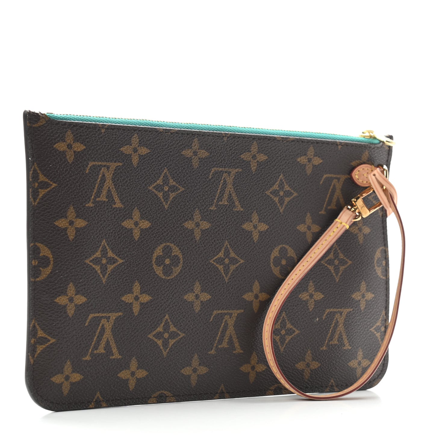 Monogram Neverfull MM GM Pochette Turquoise
