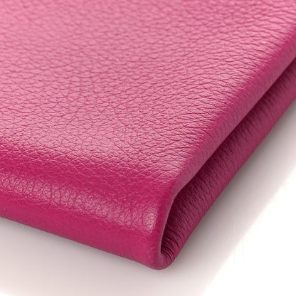 Hermes Evercolor Atout Pouch Rose Pourpre Bleu Saphir 8 of 9