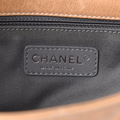 Chanel Glazed Calfskin Quilted Flap Beige 6 of 9