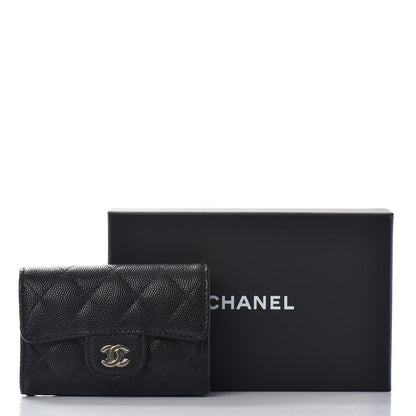 Chanel Caviar Quilted Classic 4 Key Holder Wallet Black 8 of 8