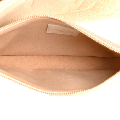 Louis Vuitton Empreinte Monogram Giant Multi Pochette Accessories Cream 5 of 13