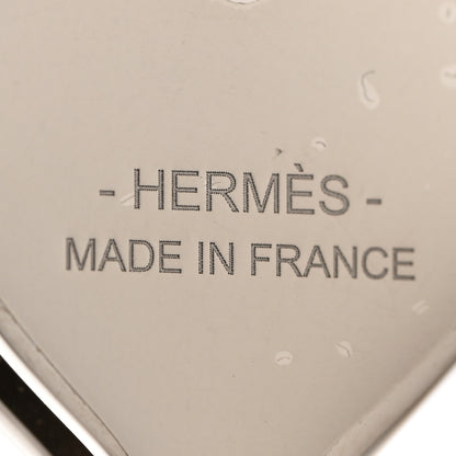 Hermes Palladium Coeur Tea Time Scarf Ring Rouge 3 of 3