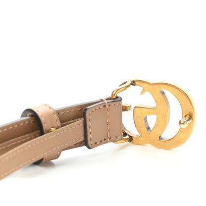 Gucci Moon Calfskin Double G 20mm Belt 70 28 Natural Tan 4 of 6