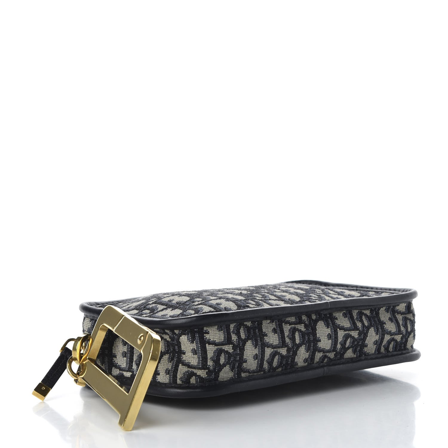 Christian Dior Oblique Diorquake Clutch Blue 4 of 10