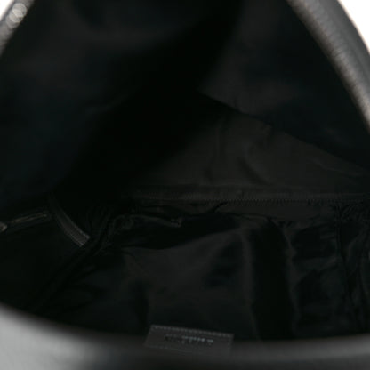 Burberry Calfskin Logo Embossed Backpack Charcoal Grey 5 of 8