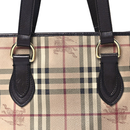 Burberry Haymarket Check Medium Regent Tote Chocolate 8 of 12