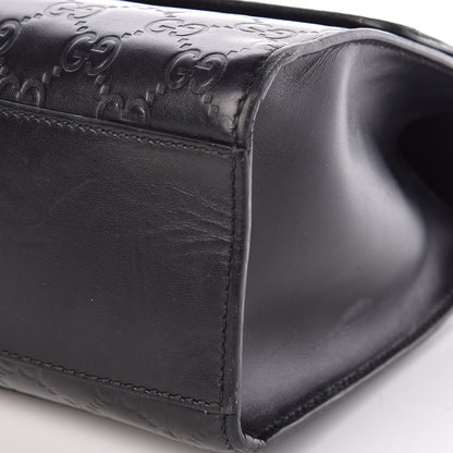Gucci Guccissima Medium Padlock Shoulder Bag Black 15 of 15