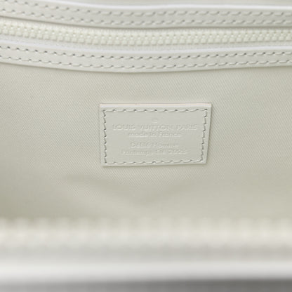 Louis Vuitton Calfskin LV Ornament Keepall 50 Bandouliere  Optic White 6 of 8