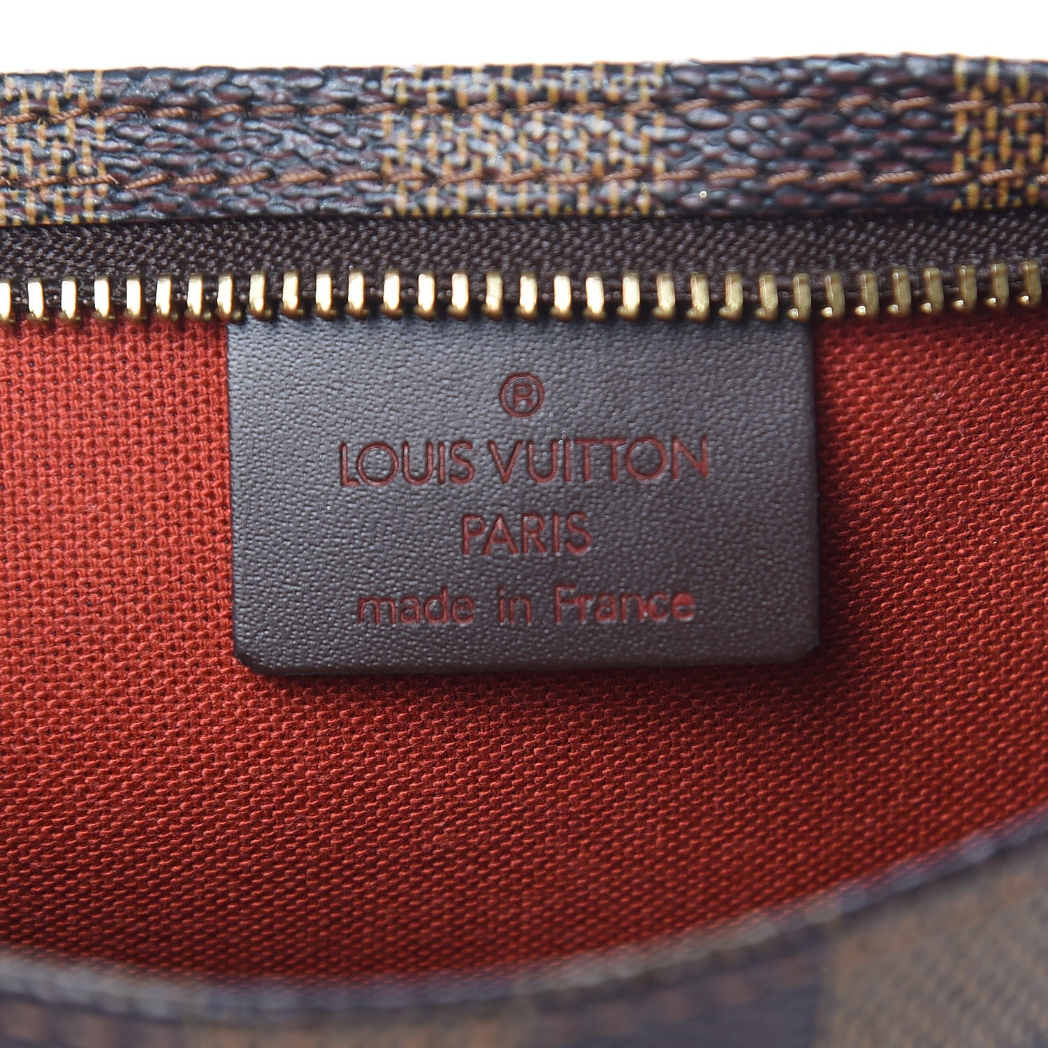 Louis Vuitton Damier Ebene Navona Pochette Accessories 6 of 10