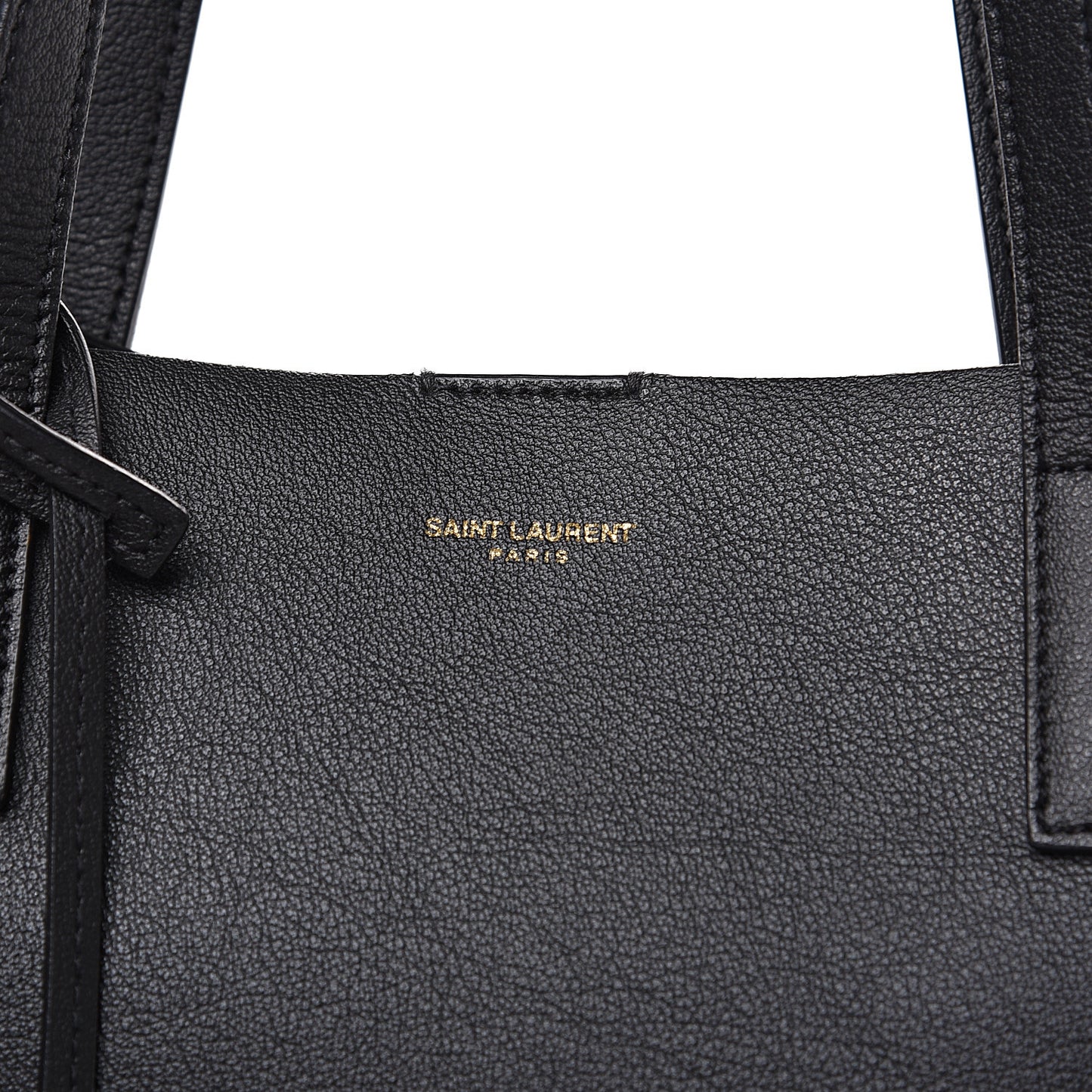 Calfskin Large Shopping Tote Black