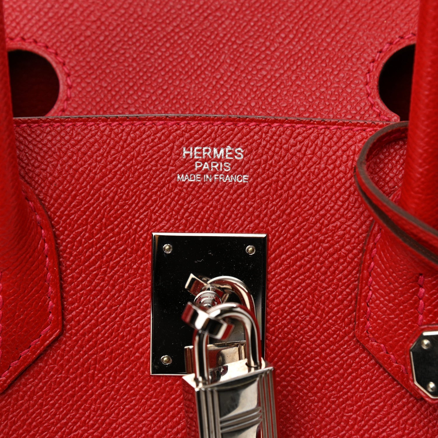 Hermes Epsom Birkin 30 Rouge Casaque 6 of 13