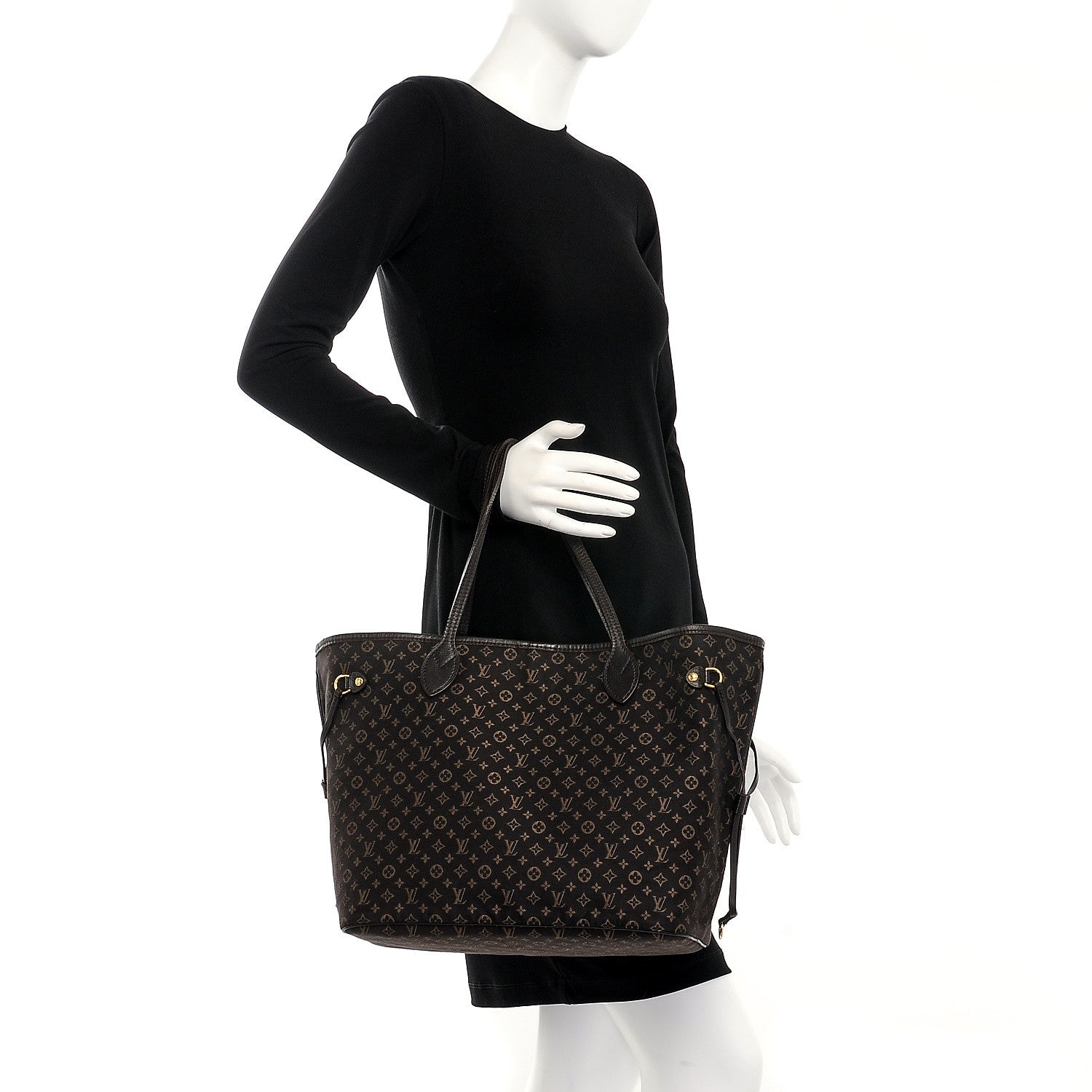 Louis Vuitton Monogram Idylle Neverfull MM Fusain 2 of 11