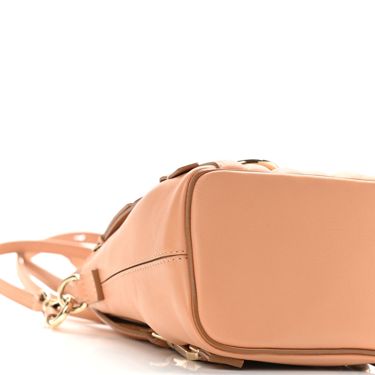 Calfskin Quilted Mini Faye Backpack Blushy Pink