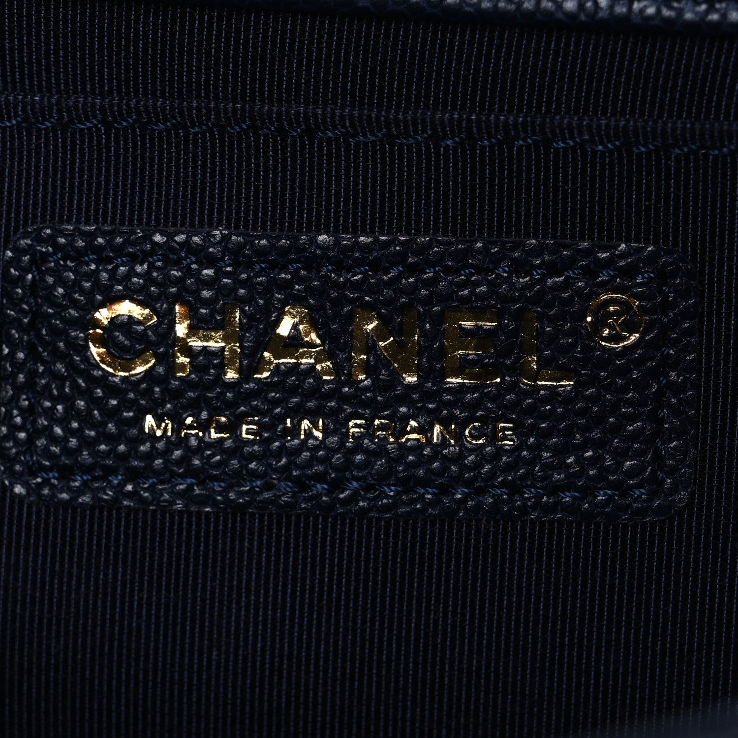 Chanel Caviar Quilted Medium Boy Flap Navy 6 of 10