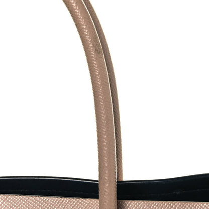 Prada Saffiano Cuir Small Double Bag Cammeo Black 15 of 19