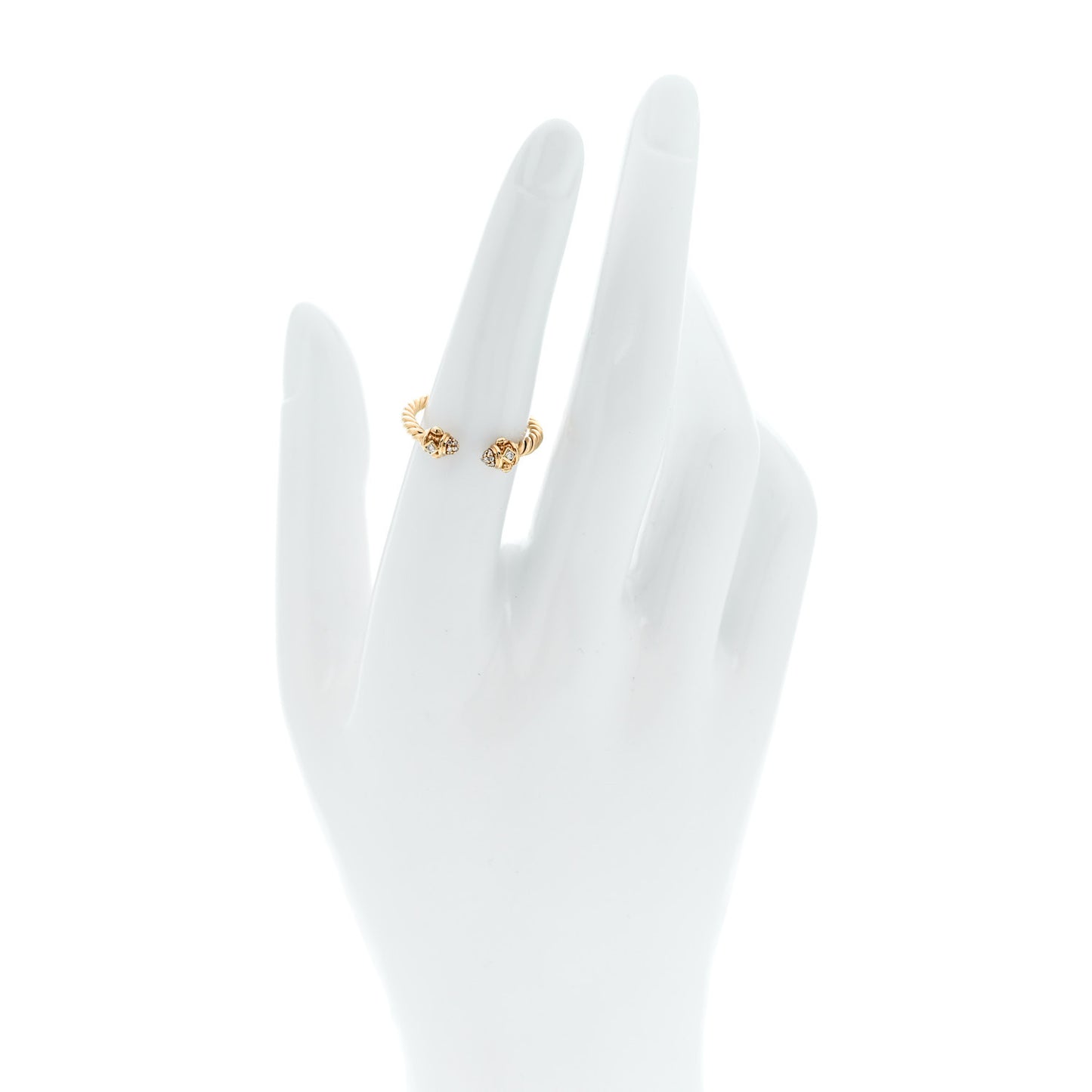18K Yellow Gold Diamond Renaissance Ring 52 6