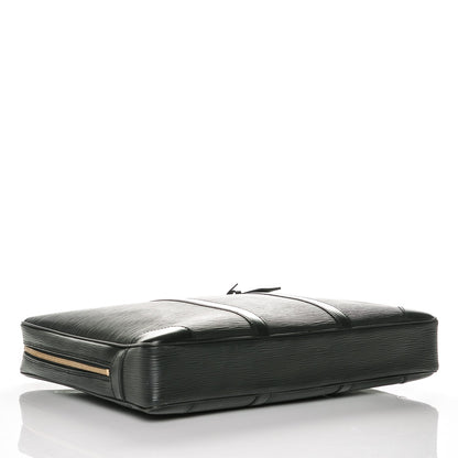 Louis Vuitton Epi Porte-Documents Voyage Briefcase Black 4 of 6