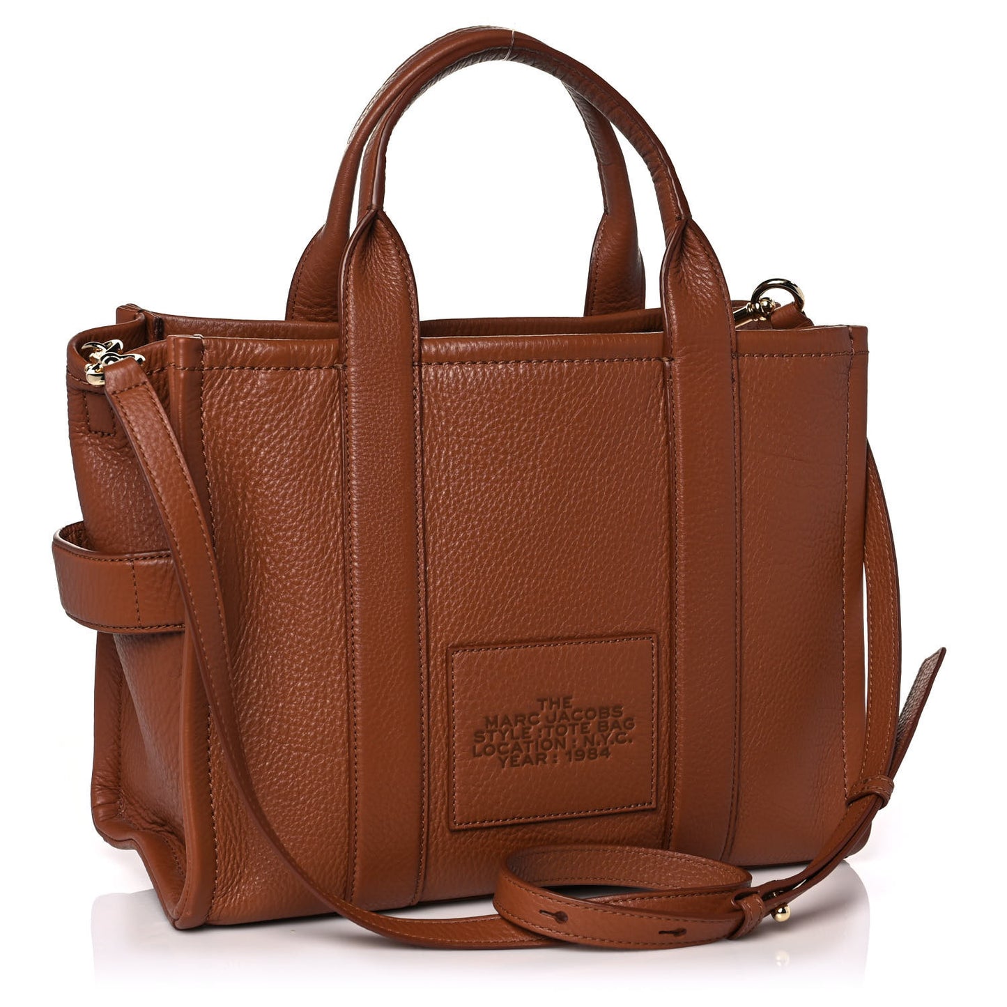 Grained Calfskin Medium The Tote Bag Argan Oil