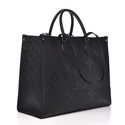 Louis Vuitton Empreinte Monogram Giant Onthego GM Black 3 of 10