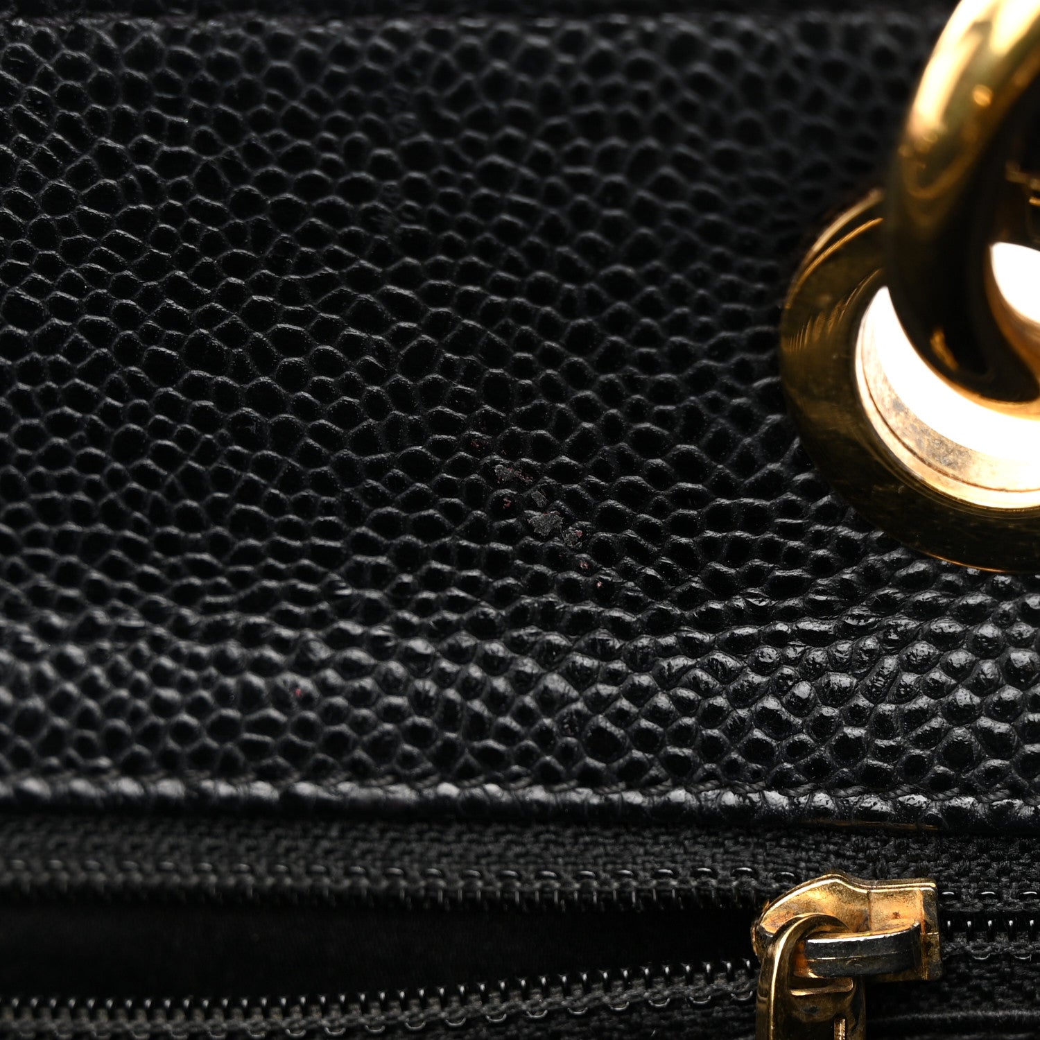 Chanel Caviar Quilted Grand Shopping Tote GST Black 14 of 15
