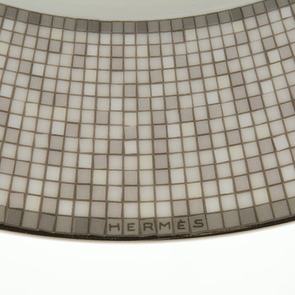 Hermes Porcelain Mosaique Au 24 Platine Soup Bowl Set of 2 4 of 7