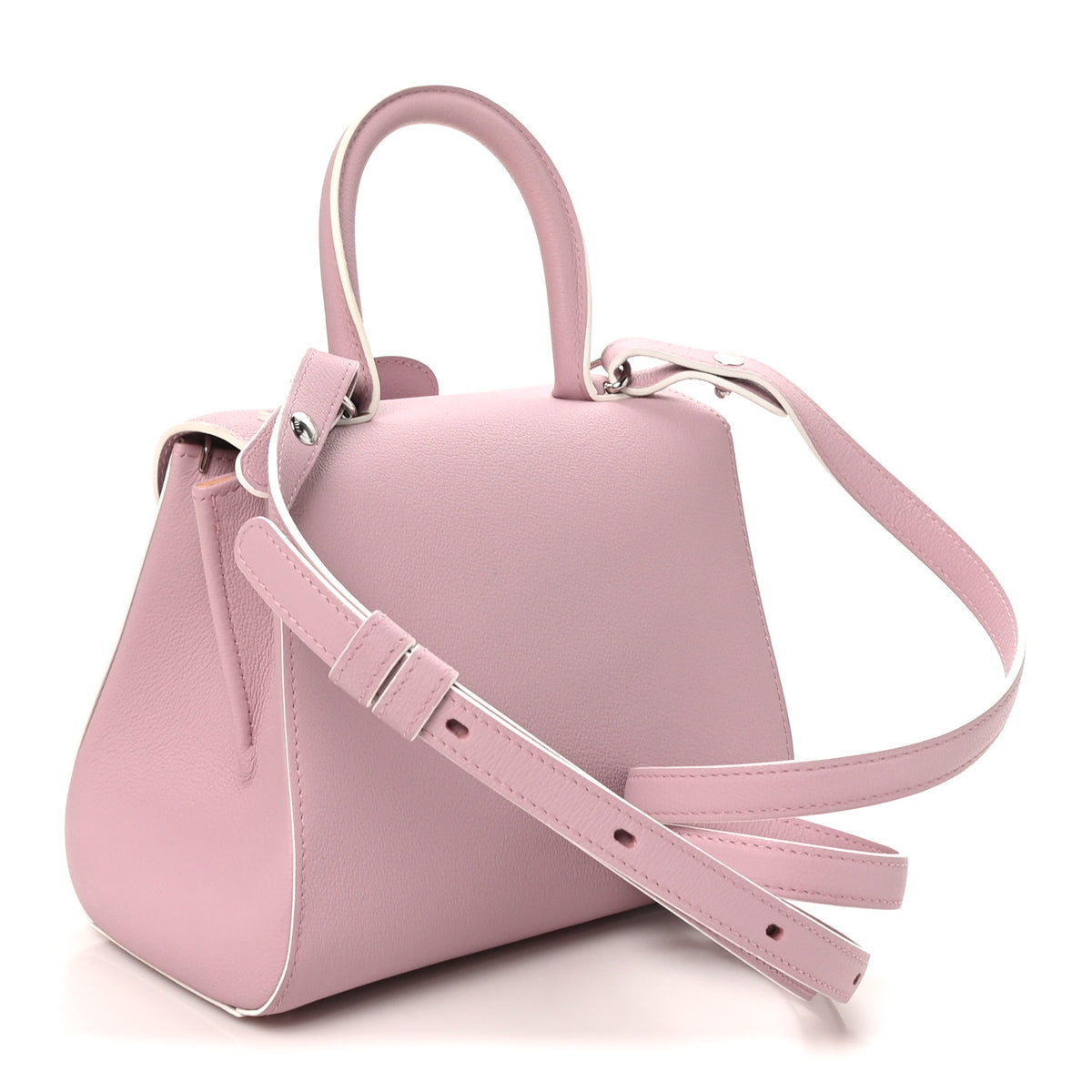 Grained Calfskin Mini Brillant Satchel Nakuru
