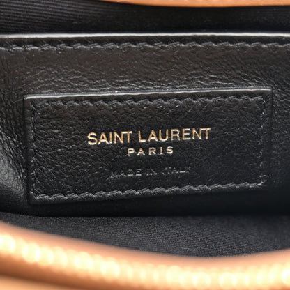 Saint Laurent Denim Suede Medium Sorbonne Nikko Satin Rodeo Blue Cinnamon 6 of 11