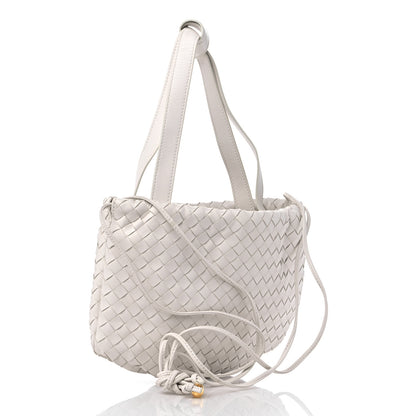 Bottega Veneta Nappa Intrecciato Small Bulb White 3 of 10
