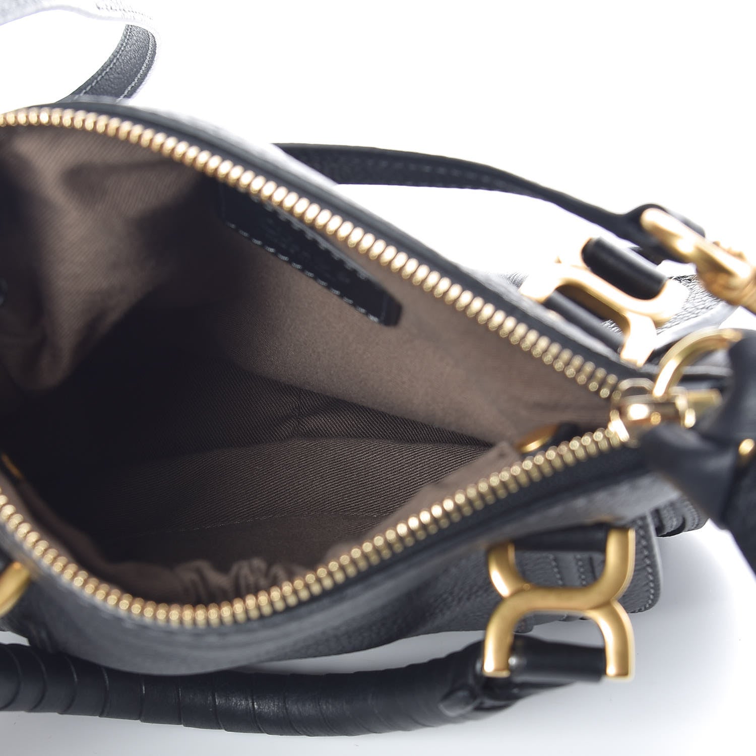Chloe Calfskin Baby Marcie Satchel Black 5 of 8