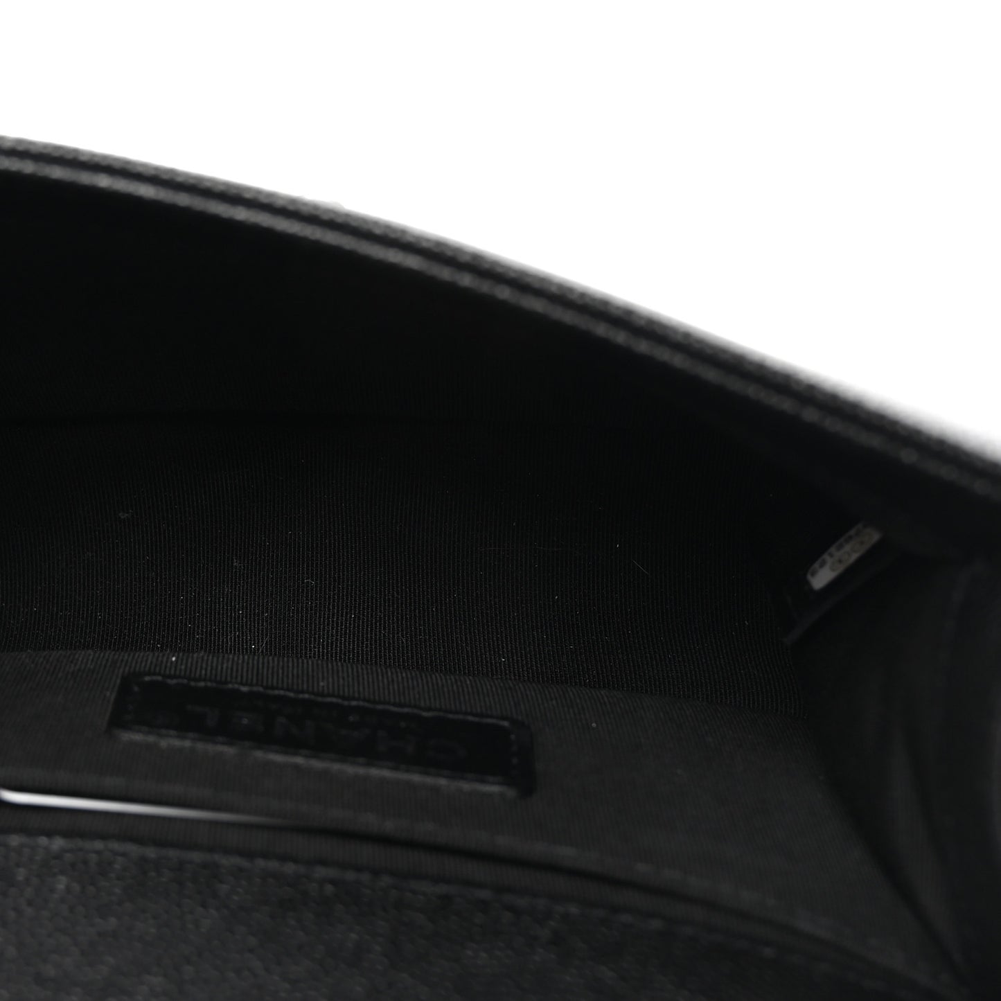 Caviar Quilted Small Boy Flap Black