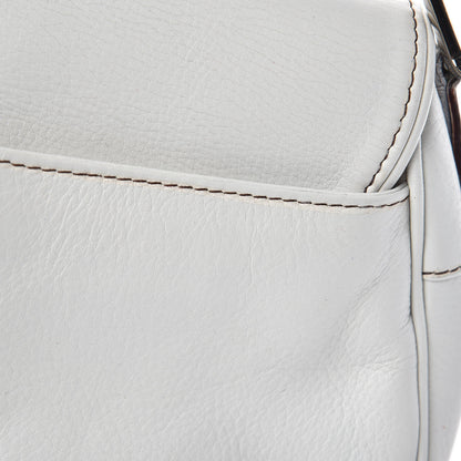 Christian Dior Calfskin Saddle Bag White 12 of 16