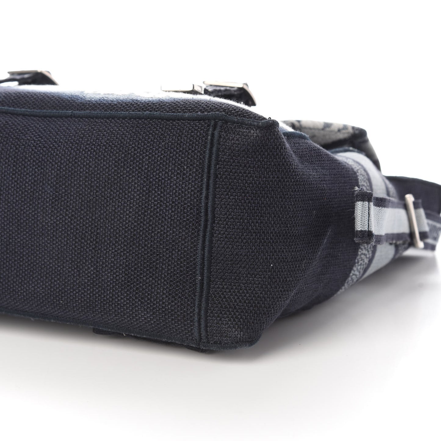 Canvas Embroidered Tie Dye Diorcamp Messenger Blue Multicolor