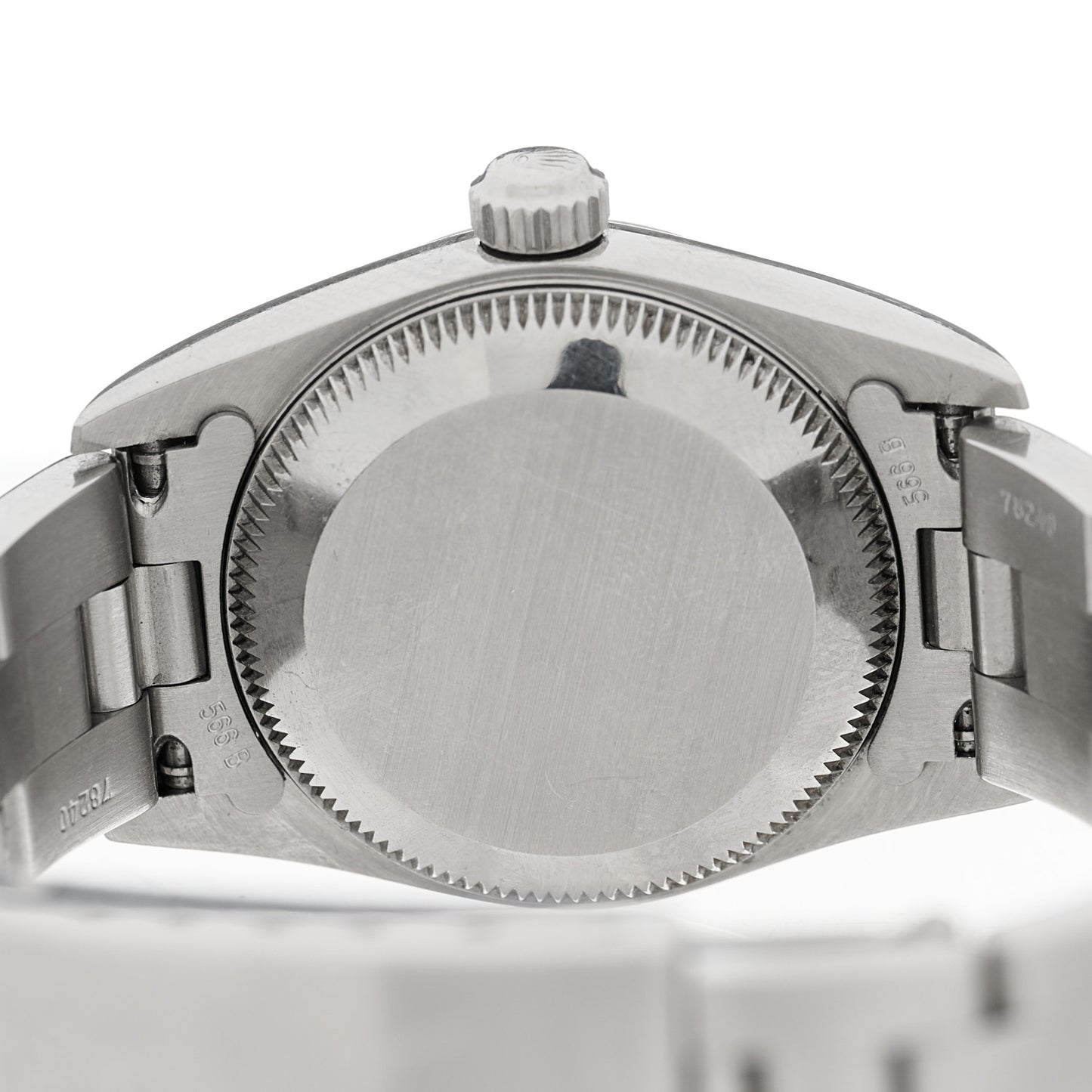 Stainless Steel 24mm Oyster Perpetual Watch Black 76080