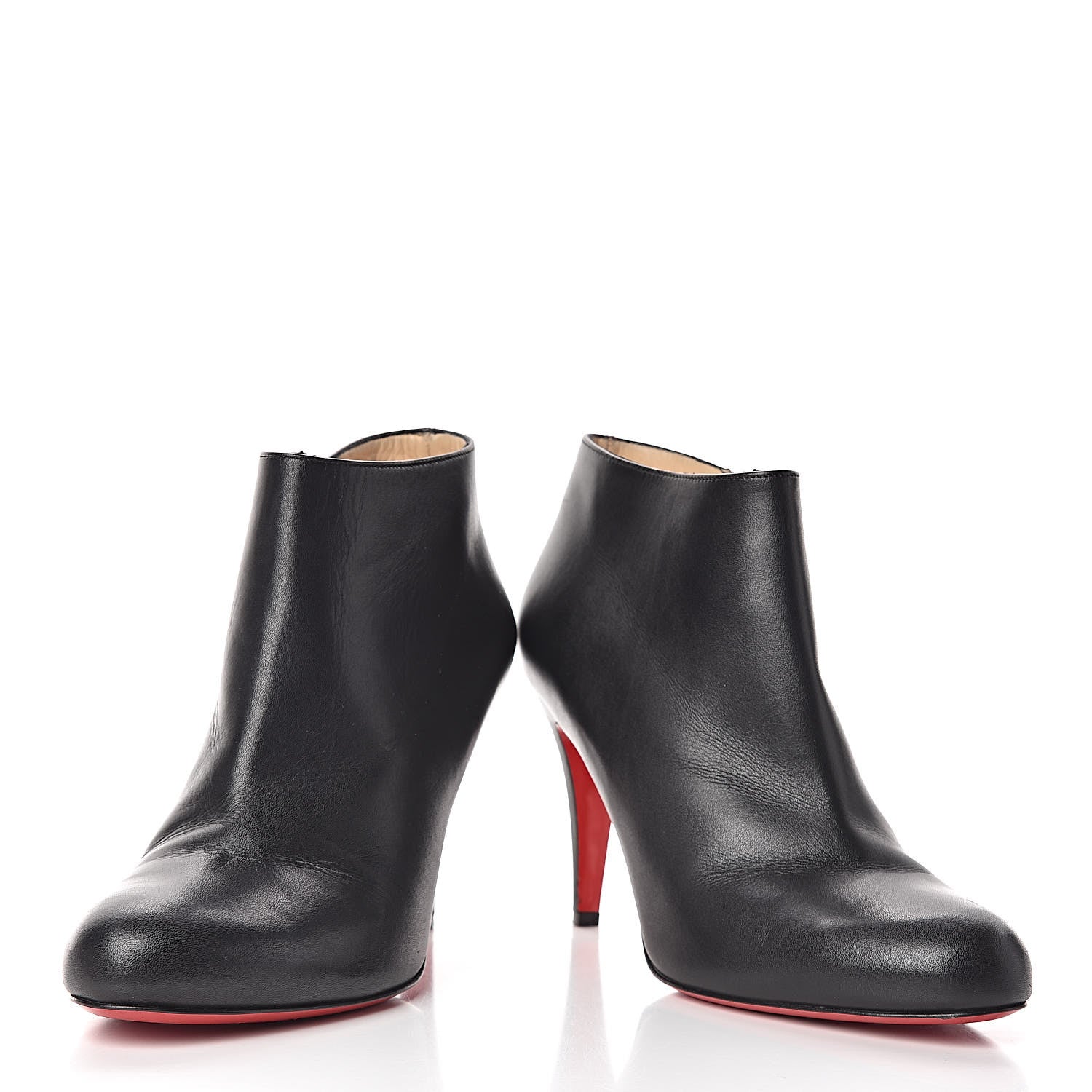 Christian Louboutin Calfskin Belle 85 Ankle Boots 39 Black 6 of 10