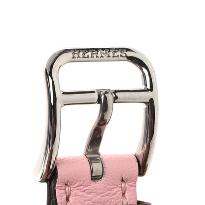 Hermes Swift Mini Heure H Double Tour Watch Strap Rose Sakura 8 of 8