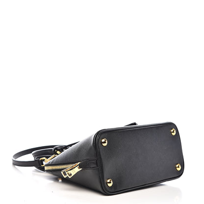 Prada Saffiano Lux Small Promenade Tote Black 4 of 10