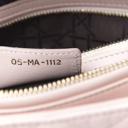 Christian Dior Lambskin Cannage Medium Lady Dior Light Pink 7 of 13