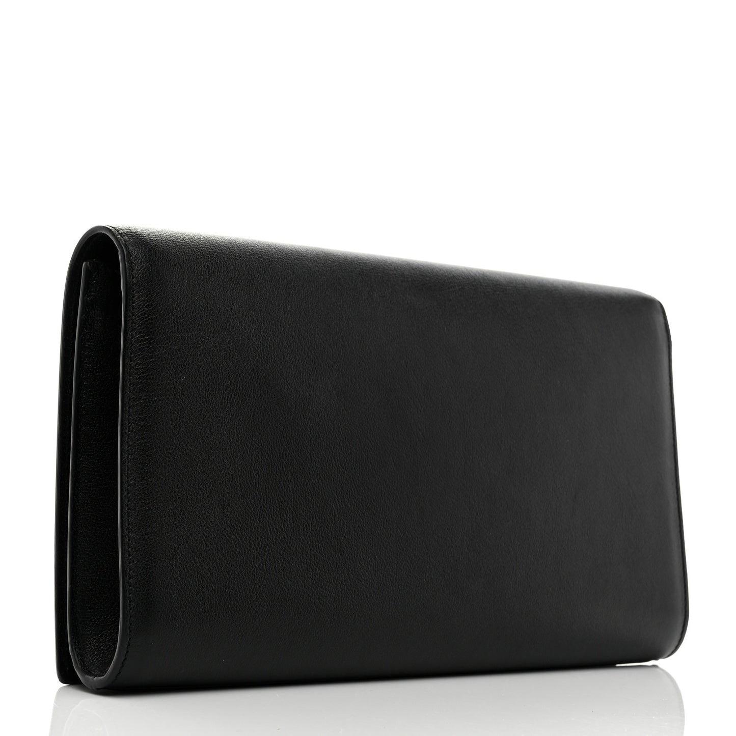 Goatskin Monogram Large Belle De Jour Clutch Black